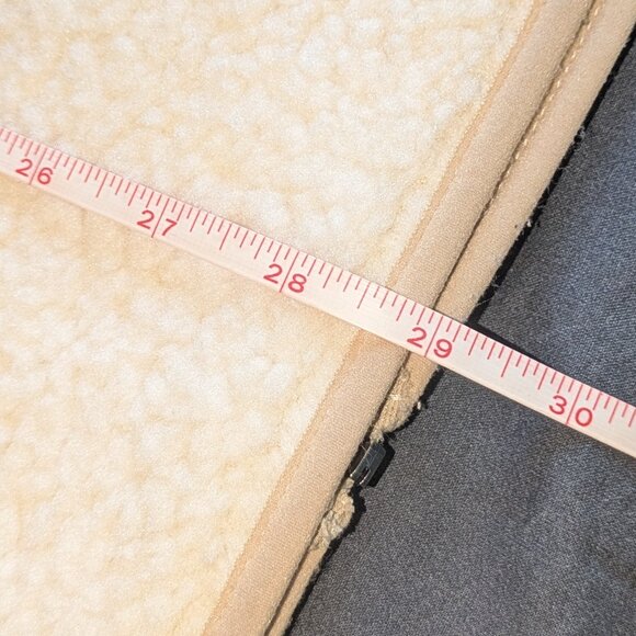 SMOG by New Yorker Men's Cream Fur Soft Fleece Zip Up Vest X-Large - Picture 11 of 11